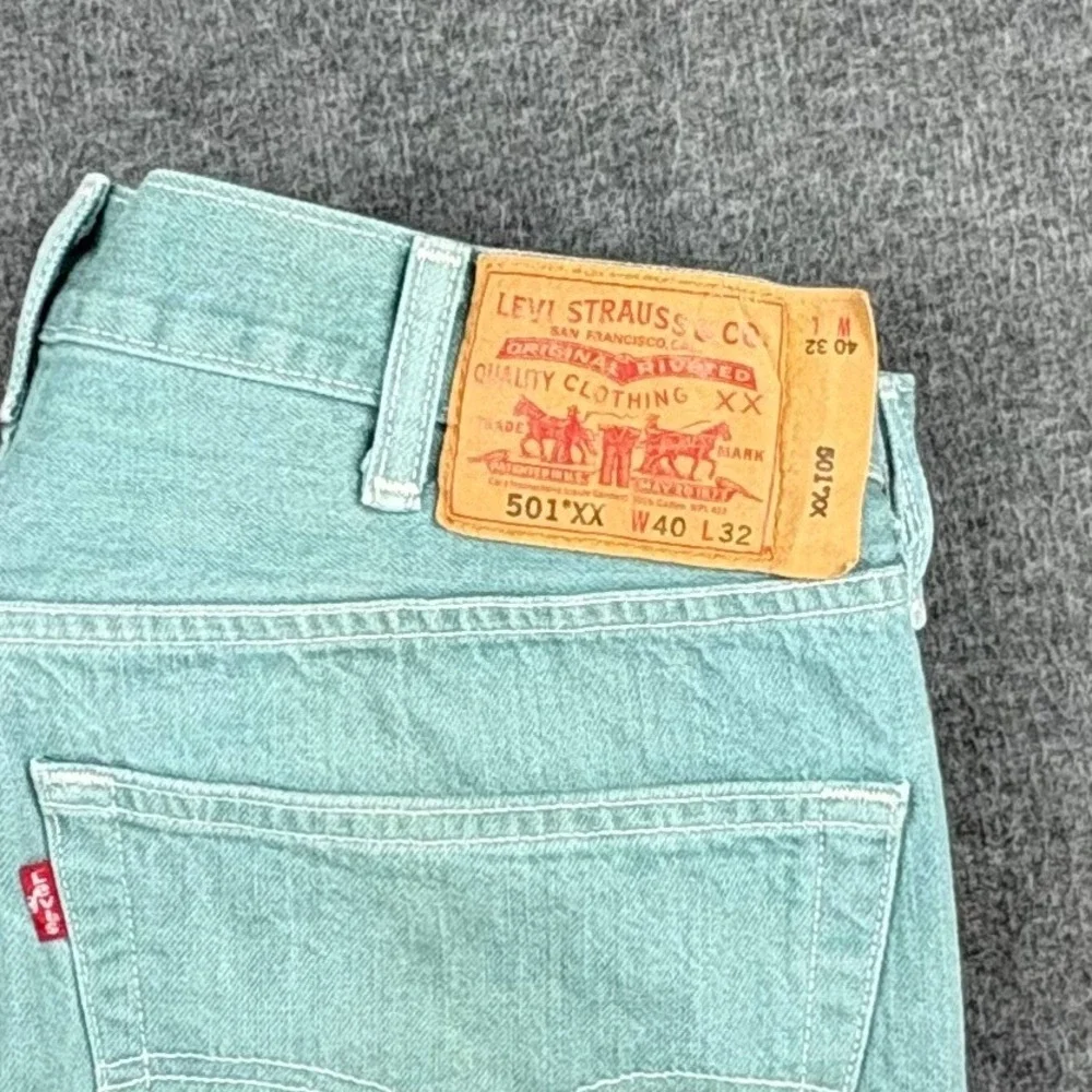Levi's 501XX Button Fly Jeans Men 40x32 (fits 36x28)‎ Vintage Style LS&Co Rivets